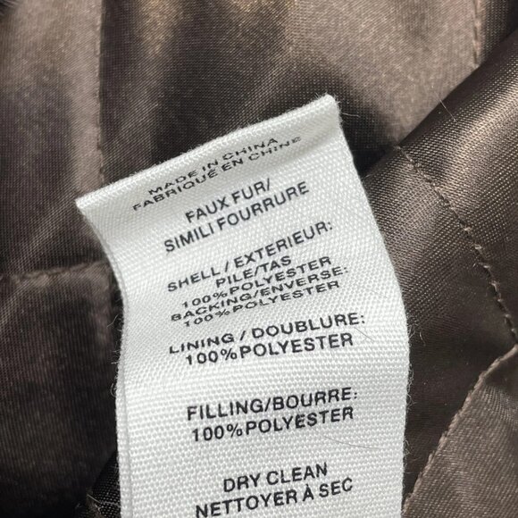 Avec Les Filles Women’s Faux Fur Zip Vest - Picture 4 of 7